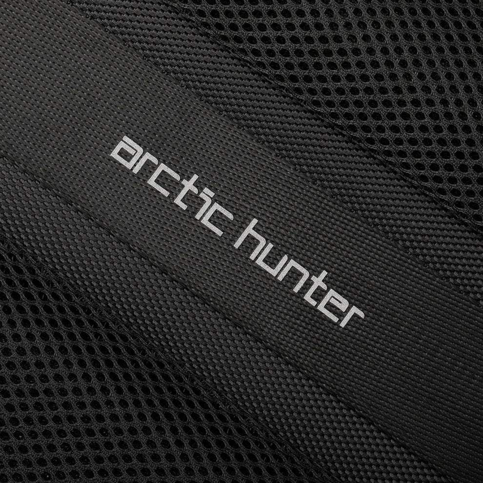 حقيبة ظهر Arctic Hunter 3 في 1 قابلة للتوسيع مقاس 18 بوصة مقاومة للماء وحقيبة كمبيوتر محمول للسفر والعمل للجنسين مع منفذ USB مدمج، B00345