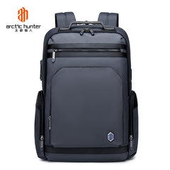 حقيبة ظهر Arctic Hunter B00415 مقاومة للماء لأجهزة الكمبيوتر المحمولة مقاس 15.6 بوصة، لون أسود/Arctic Hunter B00415 Waterproof Backpack for 15.6 Inch Laptops, Black