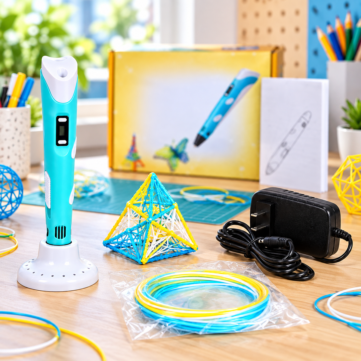 قلم رسم ثلاثي الأبعاد 3D Drawing Pen | صورة استخدام إبداعية