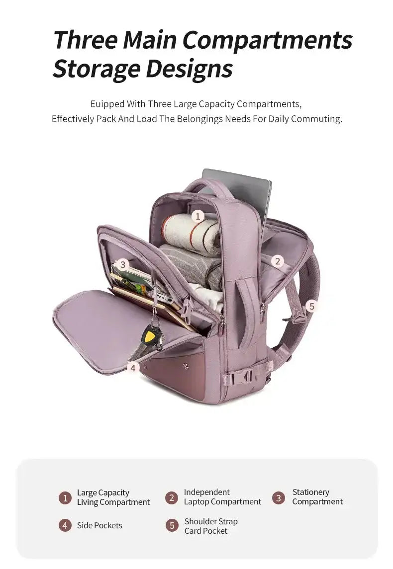 حقيبة ظهر Chantria CB00641 هي خيار مثالي للطلاب والمحترفين، حيث تجمع بين التصميم الأنيق والوظائف العملية، مما يجعلها مناسبة للاستخدام اليومي في العمل أو الدراسة. - Sooqja سوقجة