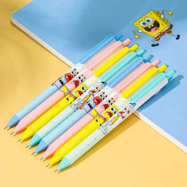 أقلام رصاص ميكانيكية بتصاميم سبونج بوب وألوان مختلفة