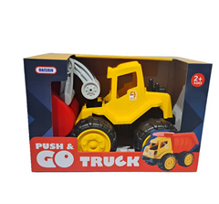 جرافة الاطفال - Push & Go Truck من Daishin - Sooqja سوقجة