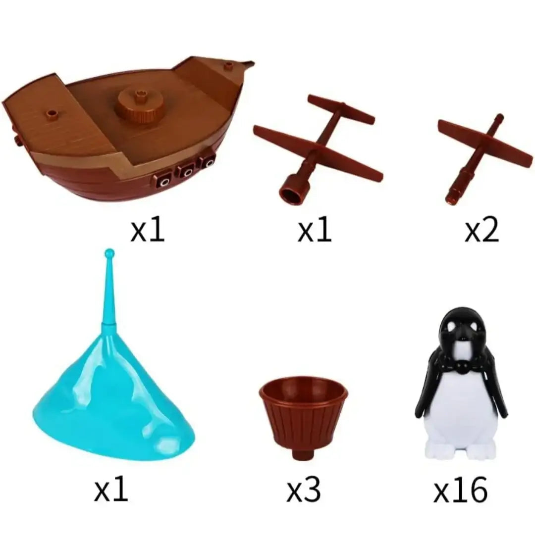 لعبة موازنة قارب القراصنة للاطفال بعمر 5 سنوات فما فوق | ارتفاع 26.8، عرض 9، طول 26 سم، متعددة الالوان - Sooqja سوقجة