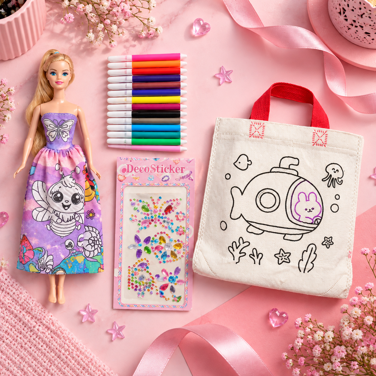 sqj-g4-fashion-05 طقم Fashion Girl للتلوين - صورة إضافية 5