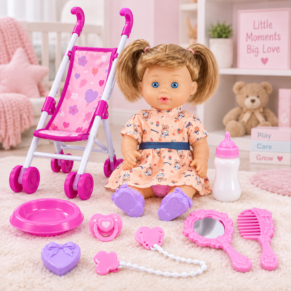 طقم Lovely Doll - عرض بدون العبوة بزواية مختلفة