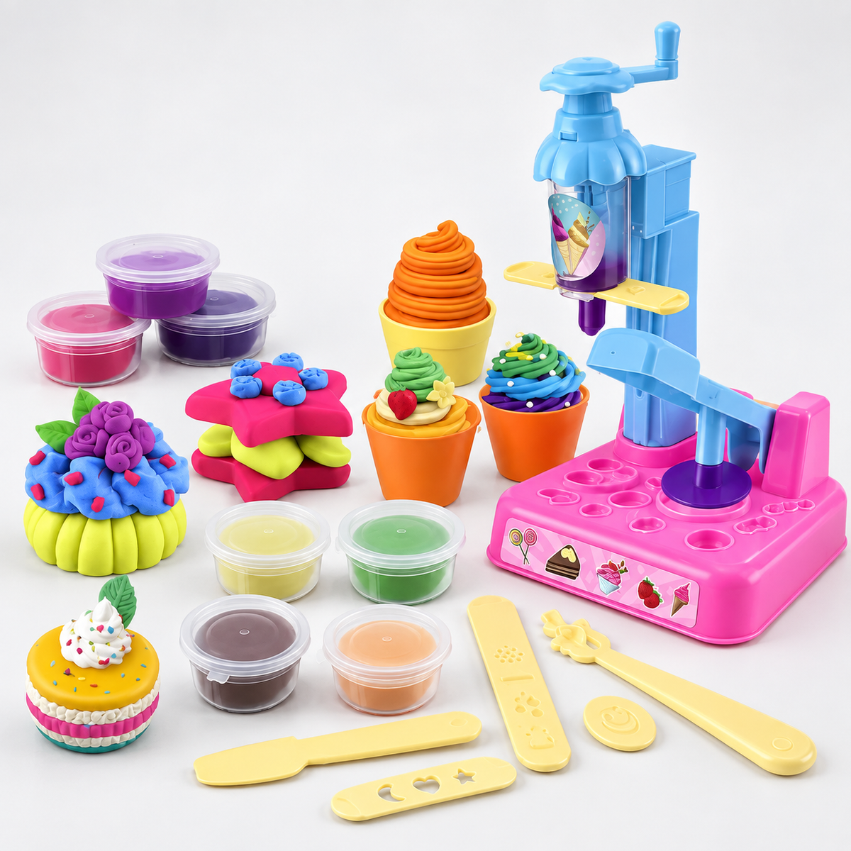 طقم Magic Clay لصناعة الحلويات - عرض كامل بدون العبوة