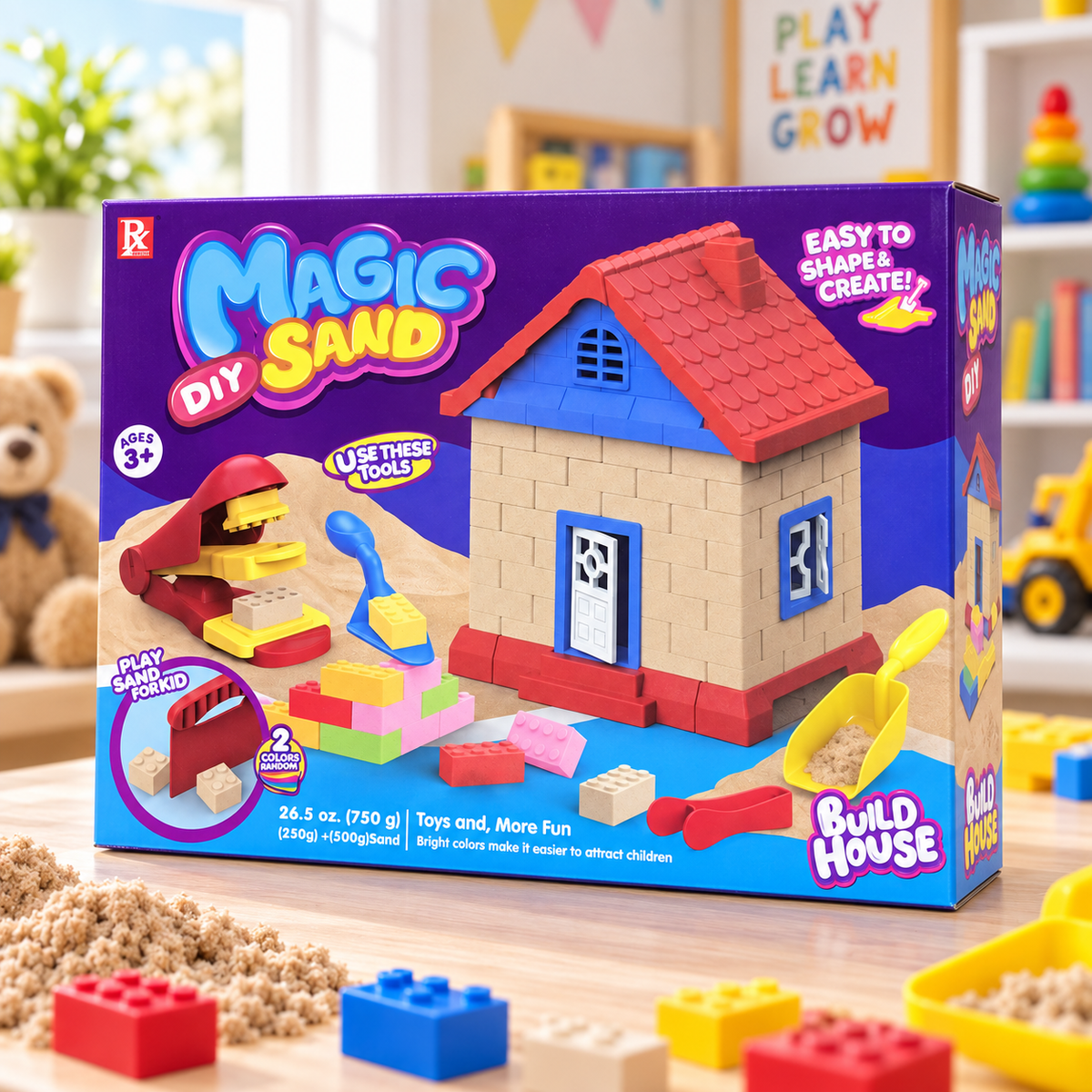 لعبة الرمل السحري Magic Sand لبناء البيت - زاوية 2