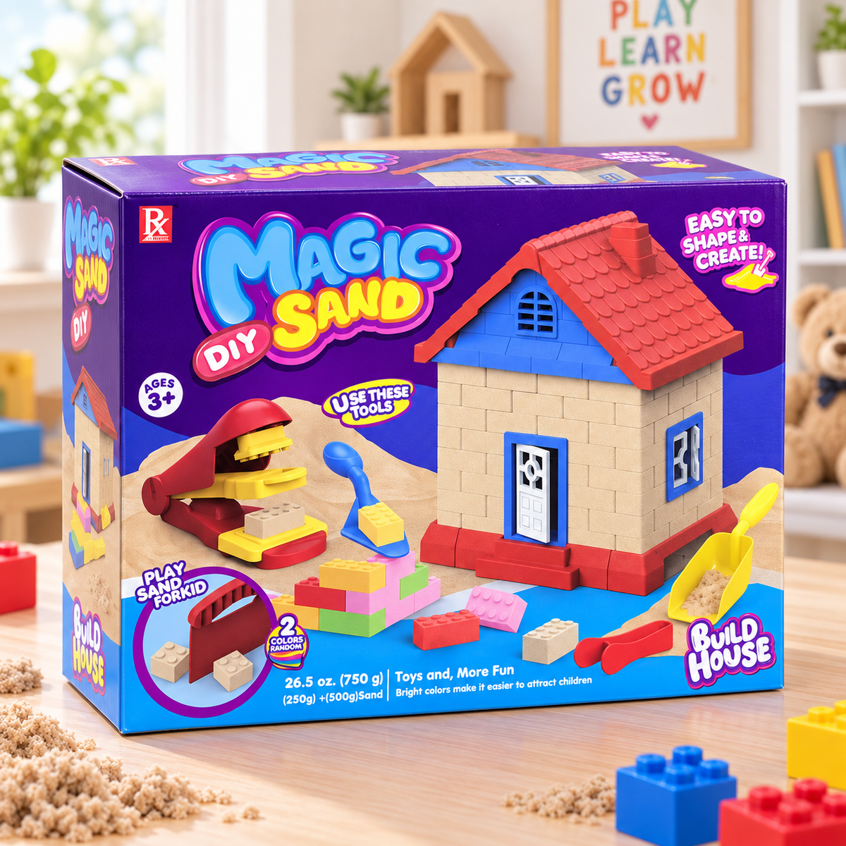 لعبة الرمل السحري Magic Sand لبناء البيت - زاوية 3