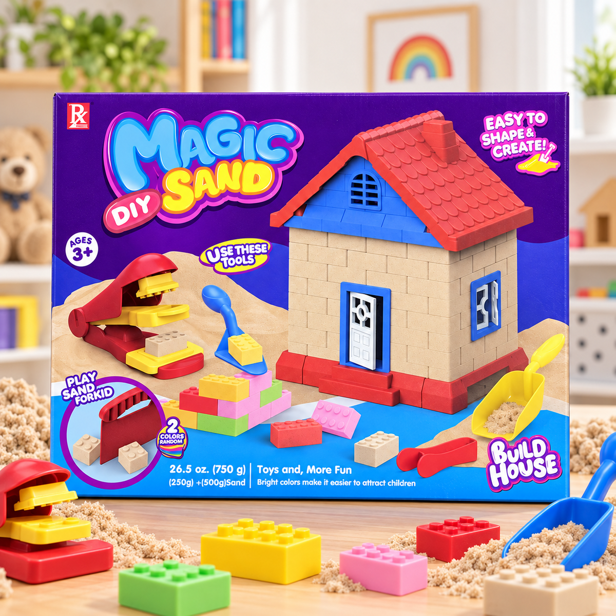 لعبة الرمل السحري Magic Sand لبناء البيت - زاوية 4