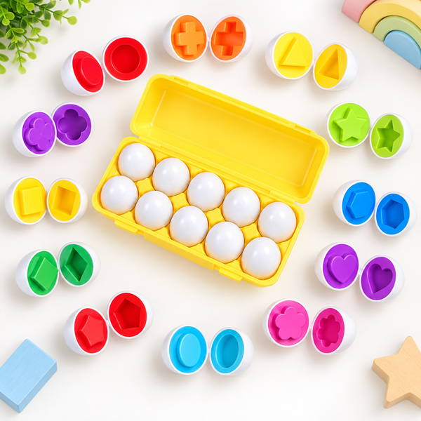 لعبة البيض التعليمية Matching Eggs – صورة تسويقية 3