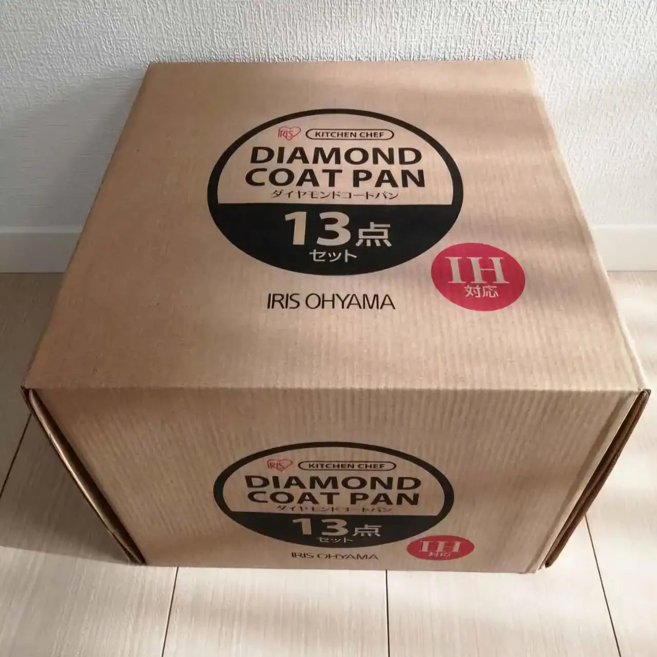 طقم الطناجر والقلايات من الماركات اليابانية المعروفة 13 قطعة Iris Ohyama Diamond Coated - Sooqja سوقجة