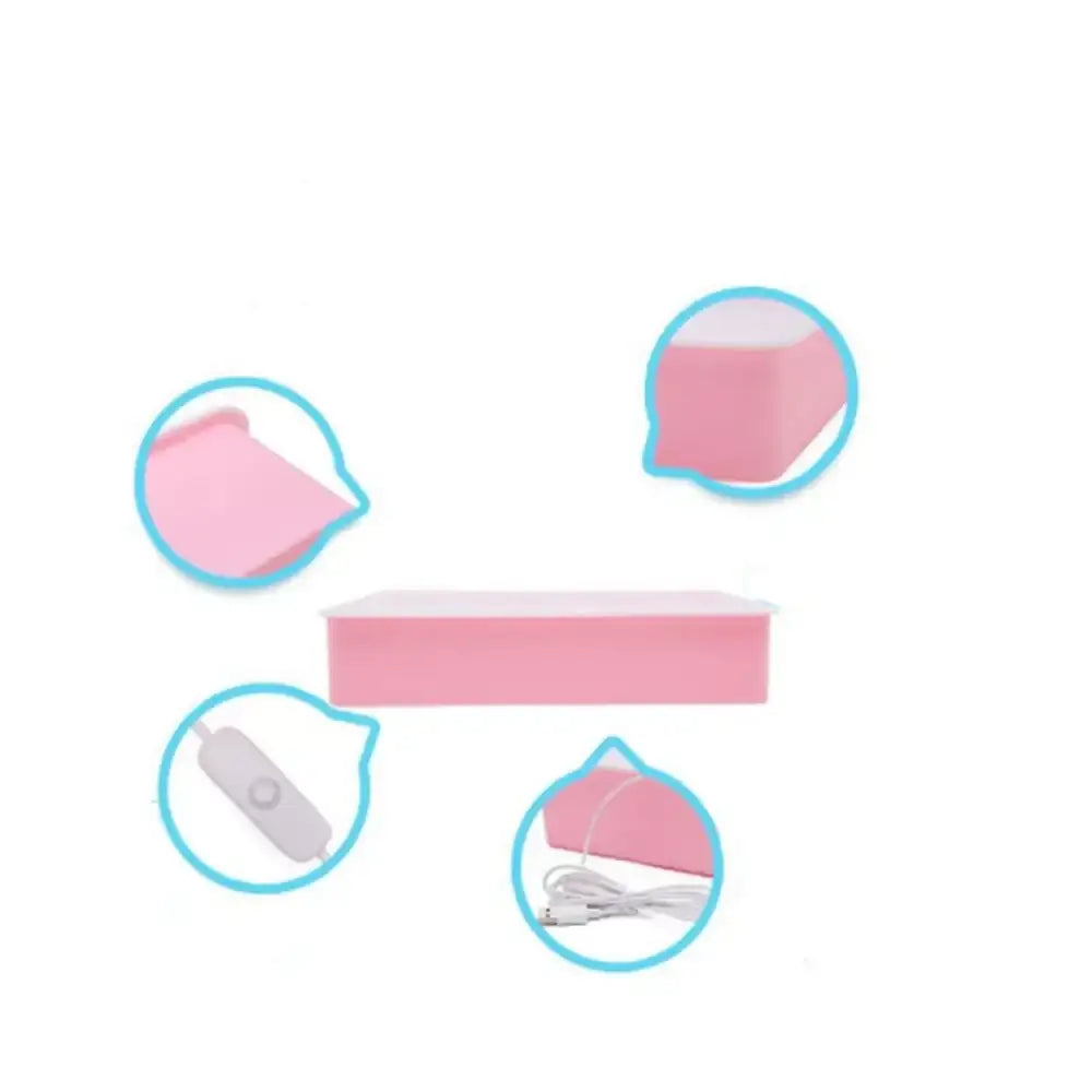 صندوق إضاءة الرسم الرملي - إبداع بلا حدود للأطفال ( زهري) - Sooqja سوقجة