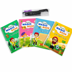 مجموعة Arabic Magic Book – دفاتر تدريب سحرية لتعليم اللغة العربية للأطفال