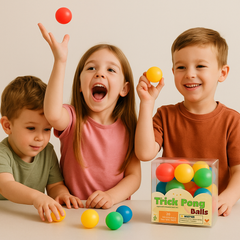 كرات "Trick Pong Balls" الملوّنة – 20 كرة عالية القفز، ممتعة ومسلية لكل العائلة! 🎉       "Trick pong balls"