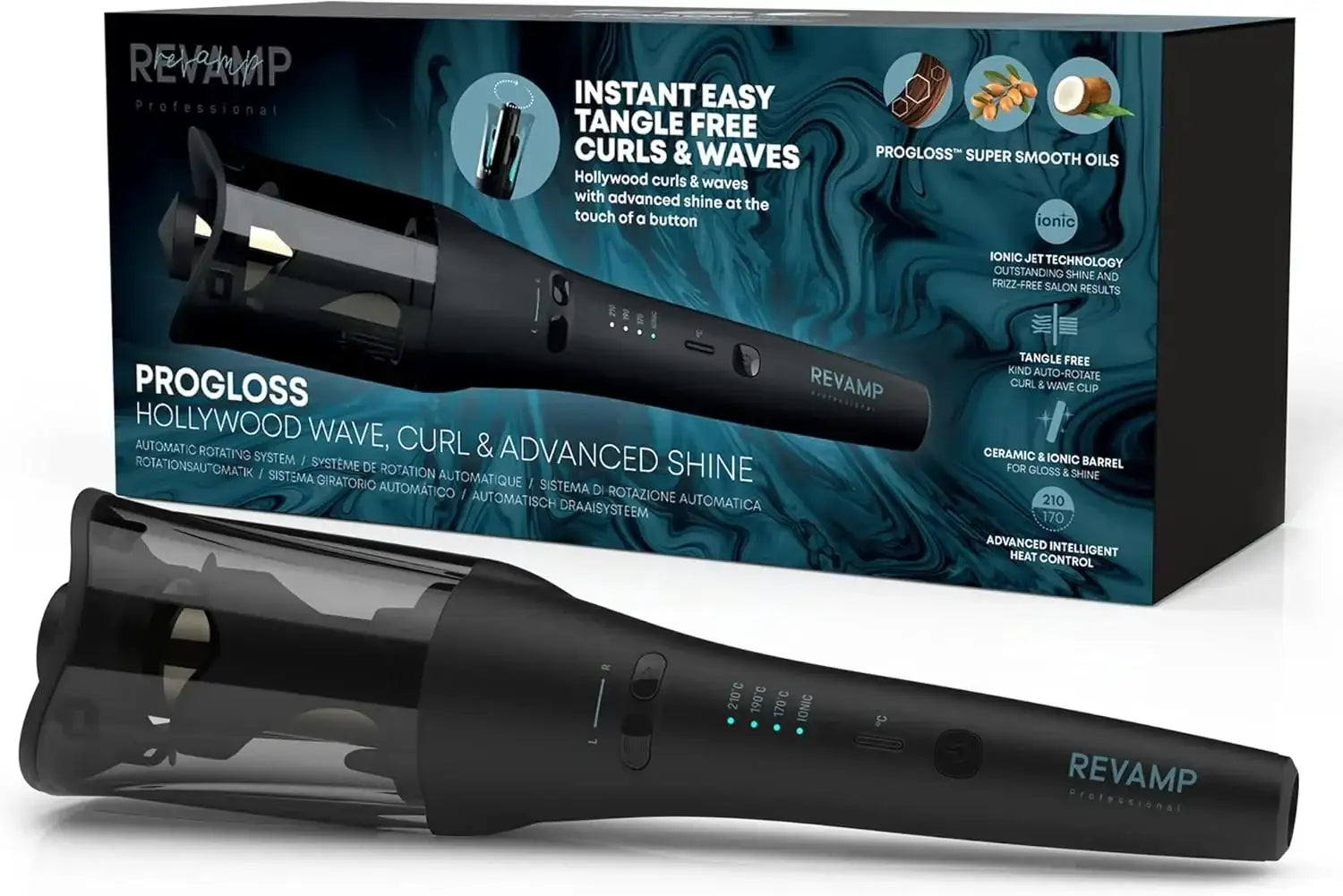 جهاز تجعيد الشعر الأوتوماتيكي Revamp Progloss – تجعيدات هوليوودية ولمعان فائق - Sooqja سوقجة