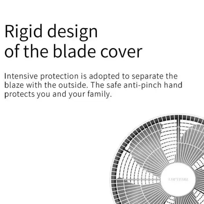 مروحة LUFTTRUM الزرقاء الكريستالية - تجربة تبريد فاخرة وأنيقة - Sooqja سوقجة