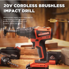 مثقاب لاسلكي 20 فولت – FIXMAN 1/2 بوصة / 20V Cordless Drill - FIXMAN 1/2" FL104001-07