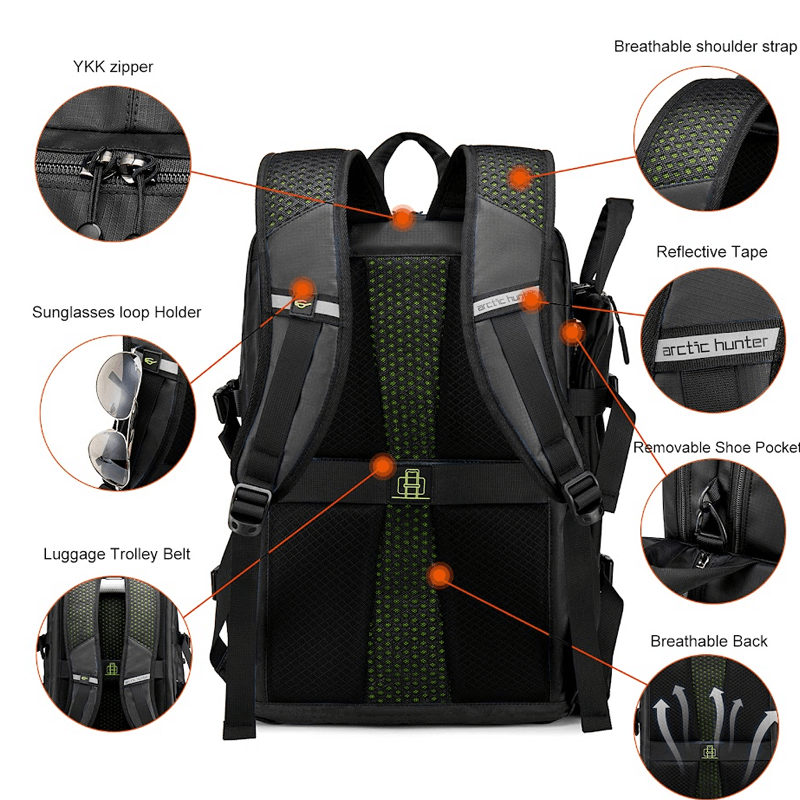 حقيبة ظهر رياضية Arctic Hunter B00391