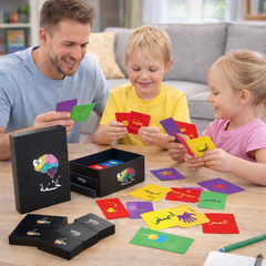 لعبة "لخمة" هي لعبة ورقية جماعية ممتعة تعتمد على سرعة التفكير والتركيز