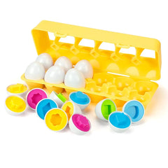 لعبة البيض التعليمية – Matching Eggs (12 بيضة)
