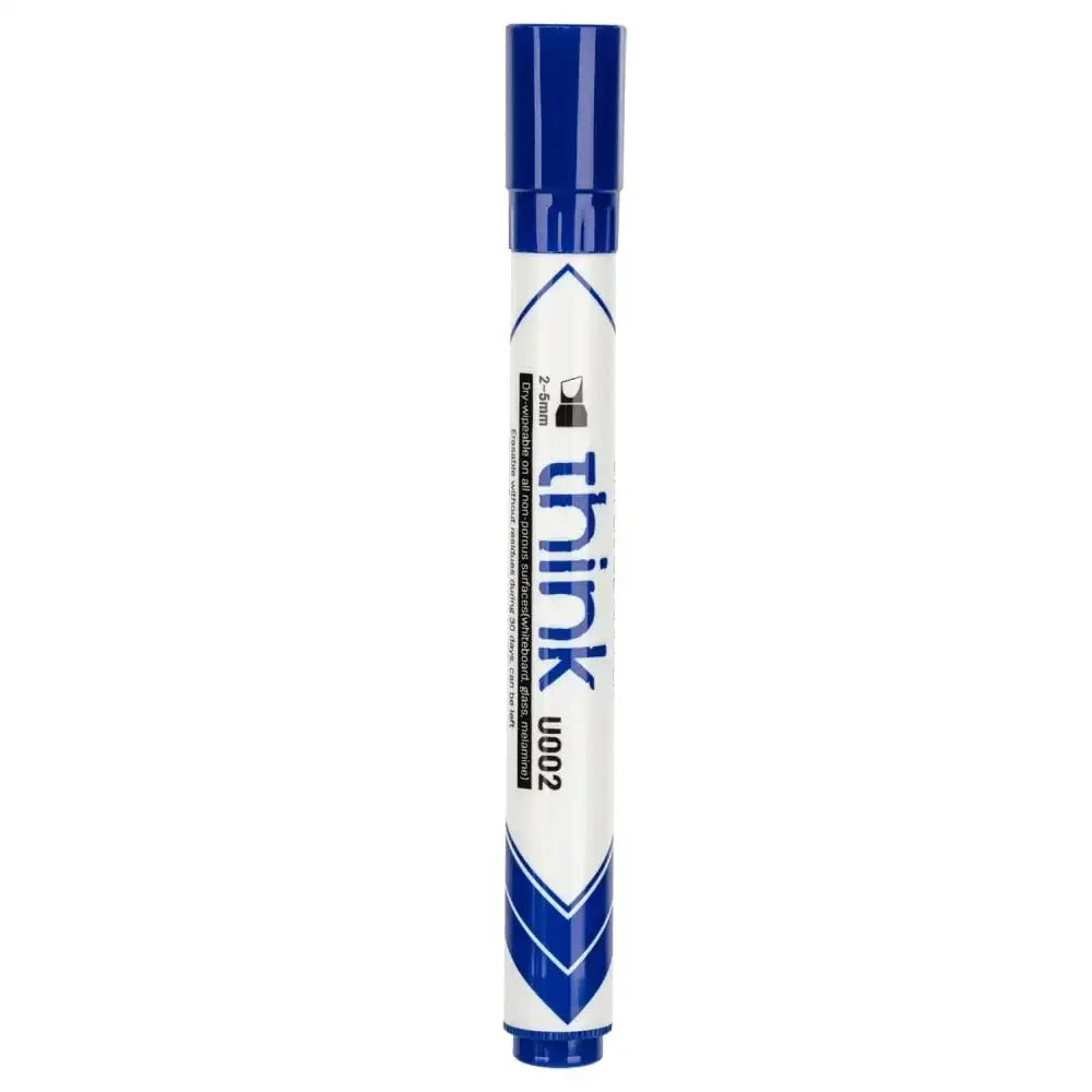 أقلام سبورة بيضاء Deli THINK Whiteboard marker) U002) , بألون الازرق والأحمر