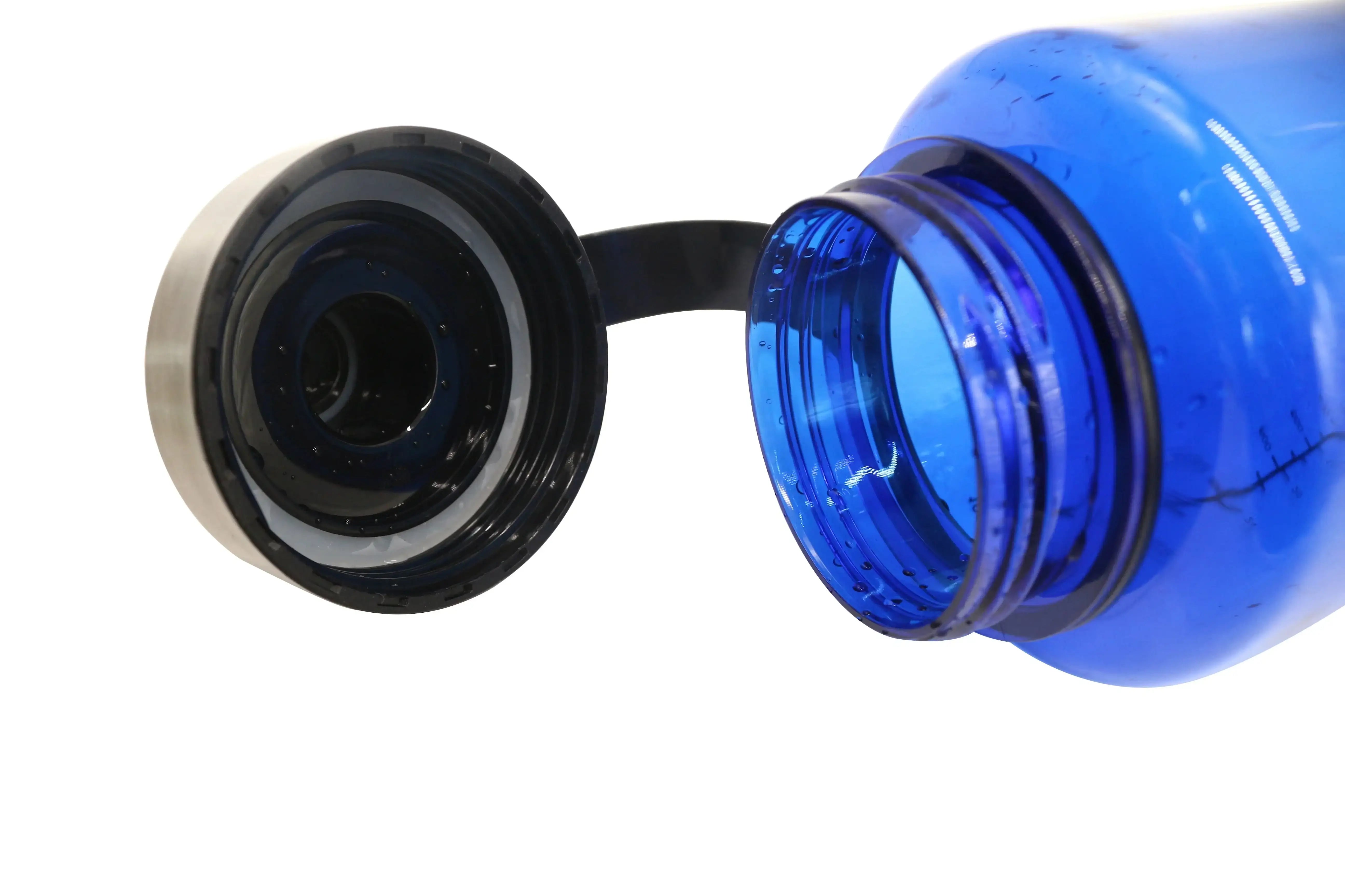 زجاجات مياه بلاستيكية من طراز Ozark Trail بسعة 1000 مل مع فم واسع وغطاء قلاب - Sooqja سوقجة