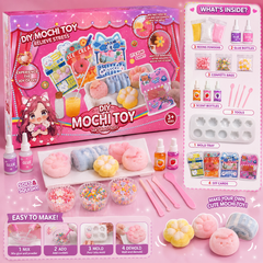 طقم DIY Mochi Toy لصناعة ألعاب الموشي المطاطية للأطفال