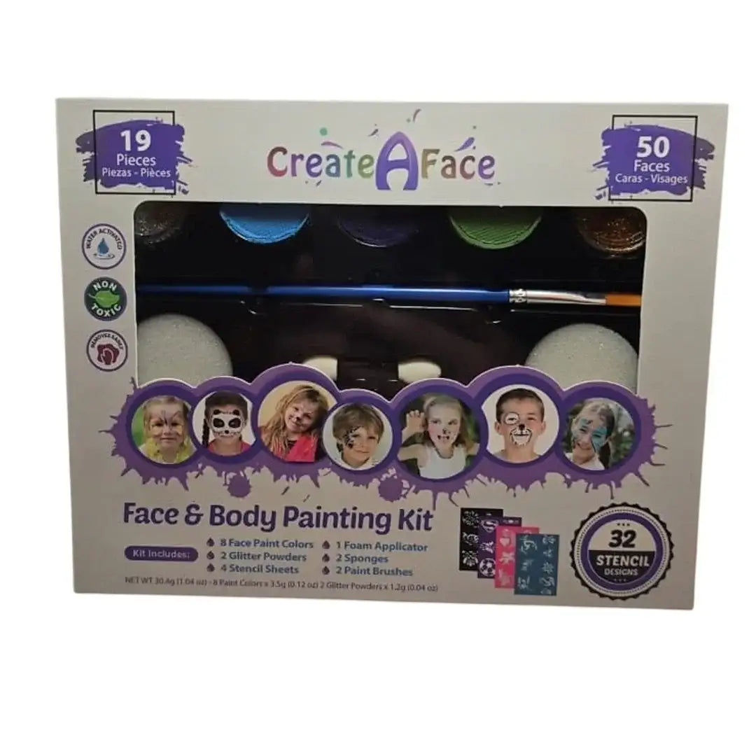 مجموعة "Create A Face" لطلاء الوجه والجسم، "Black Tie Edition" - Sooqja سوقجة