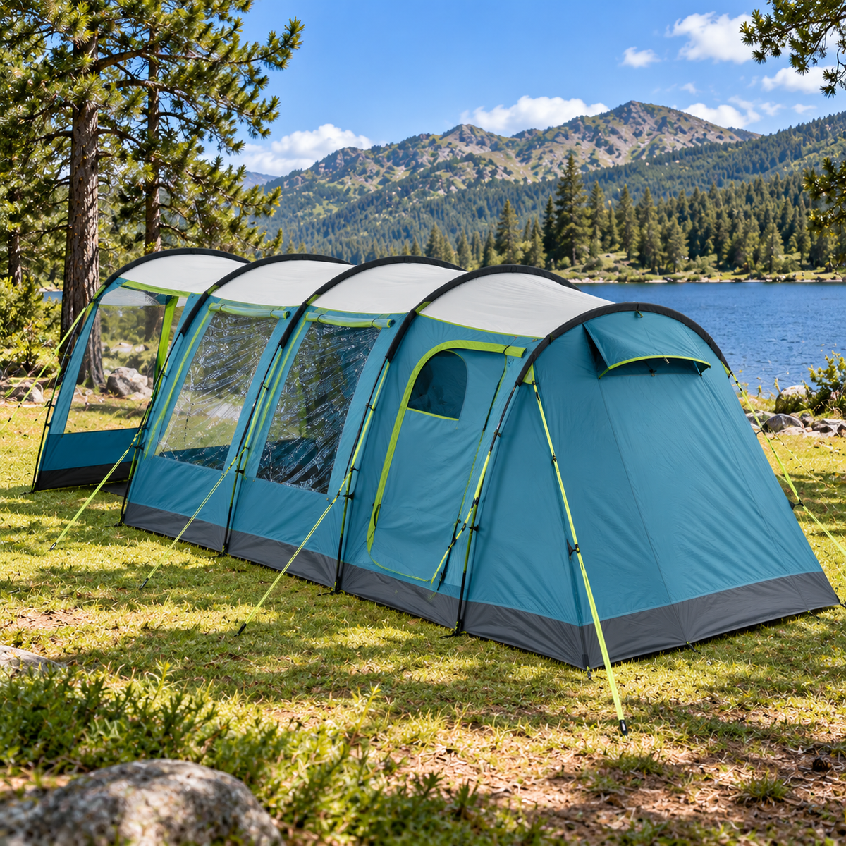 خيمة Coleman Castle Pines™ 4L – خيمة عائلية لـ4 أشخاص بتقنية BlackOut