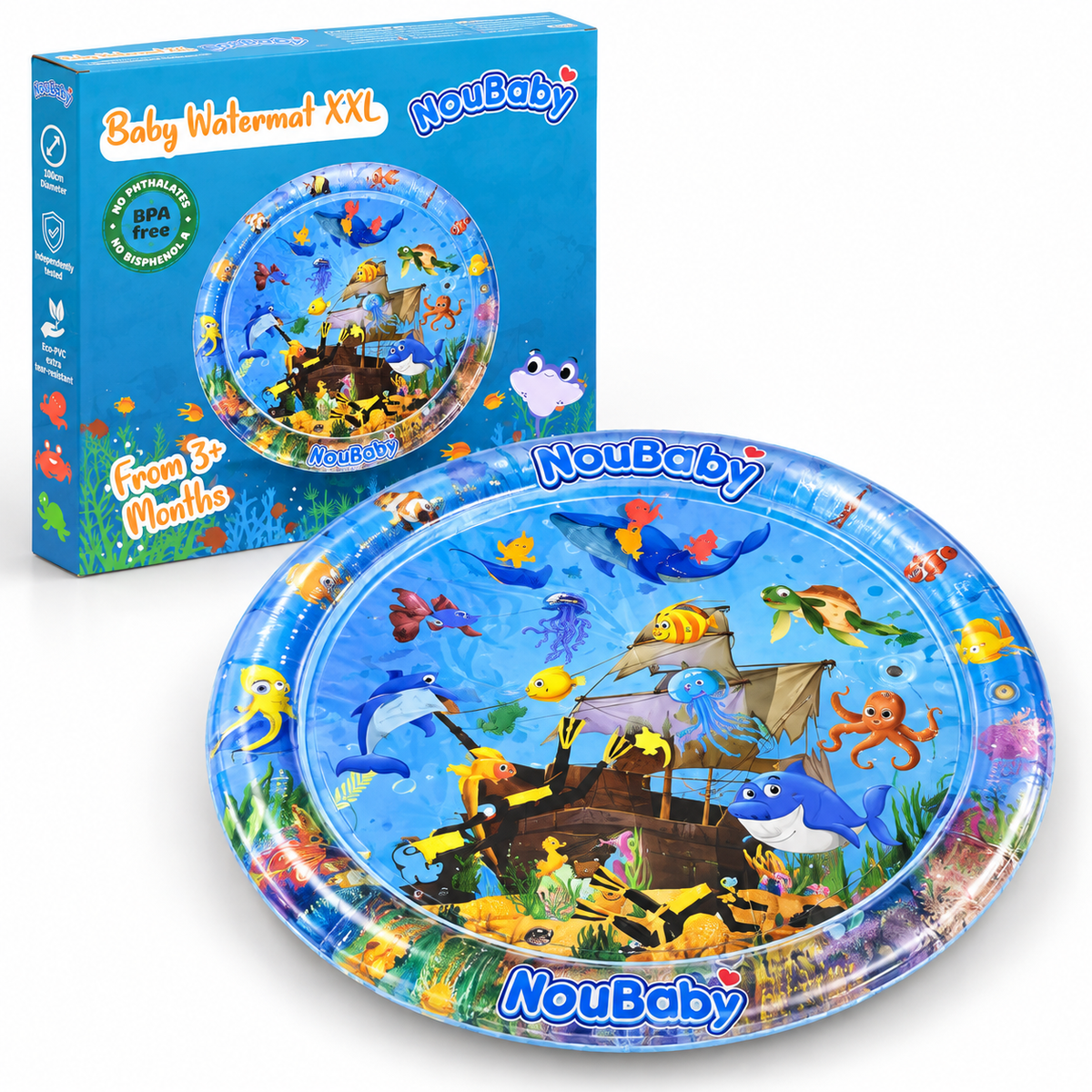 فرشة البيبي المائية XXL من NouBaby
NouBaby Baby Watermat XXL
