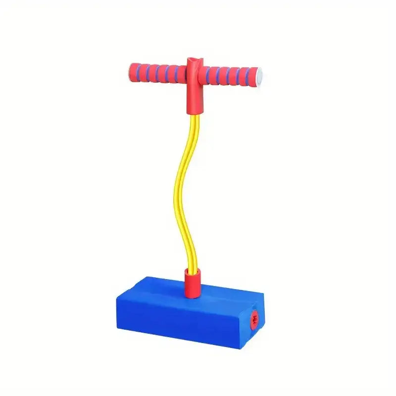 لعبة بوجو جامبر من الإسفنج للأطفال، عصي بوجو لتدريب الأطفال الصغار مع أصوات صرير، لعبة نطاطة للأولاد والبنات متوفرة بألون الازرق/الزهري - Sooqja سوقجة