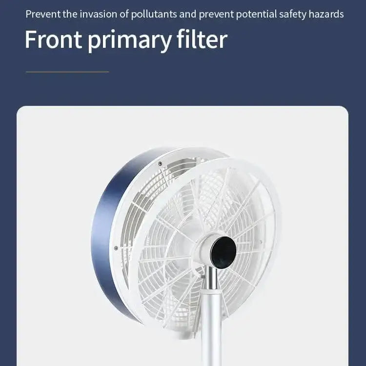 مروحة LUFTTRUM الزرقاء الكريستالية - تجربة تبريد فاخرة وأنيقة - Sooqja سوقجة