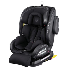 كارسيت السيارة للأطفال Kidilo KBH308-Pro (360) – آمن ومريح بآلية دوران 360° – متوفر باللون الأسود