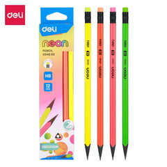 مجموعة اقلام رصاص ديلي نيون Deli Pencil neon - Sooqja سوقجة