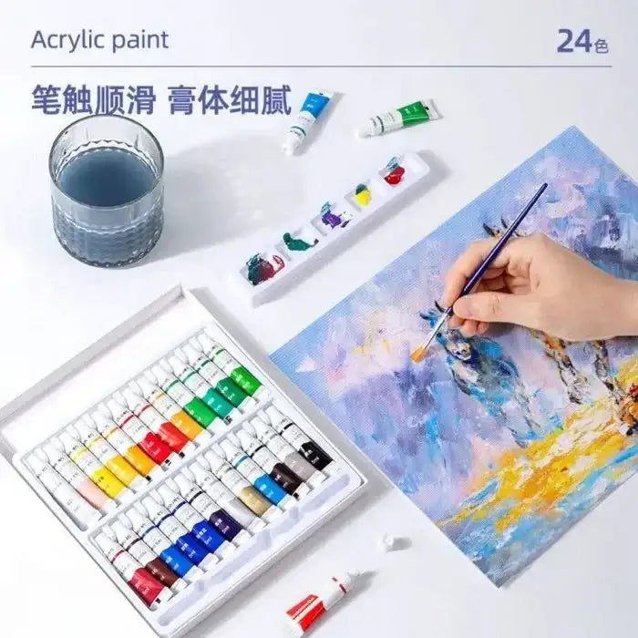 ألوان أكريليك من ديلي(Deli)، تحتوي على 24 لونًا - Sooqja سوقجة