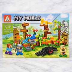 مجموعة ليغو MY WORLD - 345 قطعة لبناء المغامرات