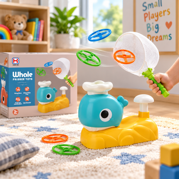 لعبة الحوت لإطلاق الأقراص الطائرة – Whale Flying Disc Toys