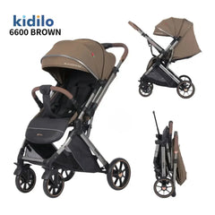 عرباية اطفال كيديلو kidilo 6600 خفيفة وعملية مع عجلات دوارة 360 درجة