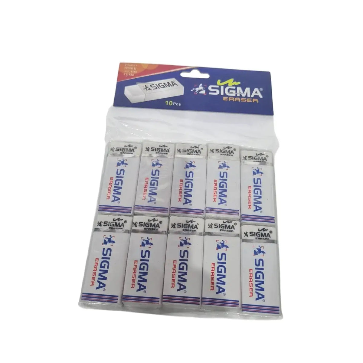 مجموعه محايات 10 قطع من سيجما /ممحاة ( محاي) سيجما Sigma eraser/مجموعه من 10 قطع