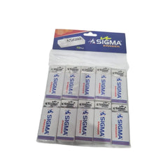 مجموعه محايات 10 قطع من سيجما /ممحاة ( محاي) سيجما Sigma eraser/مجموعه من 10 قطع - Sooqja سوقجة