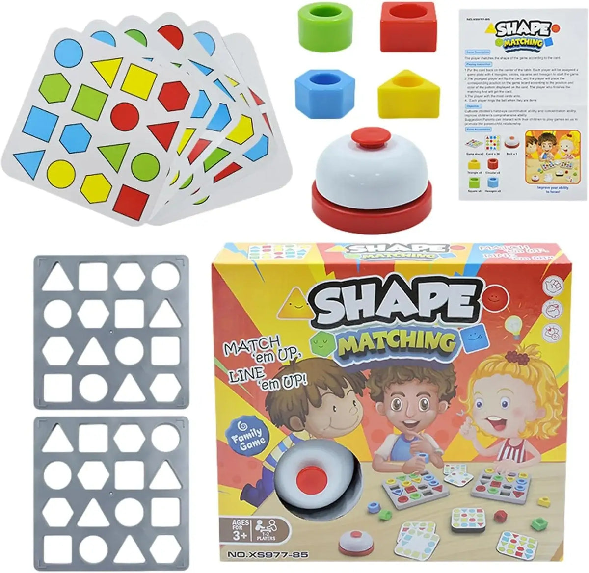لعبة مطابقة الأشكال Shape Matching للأطفال