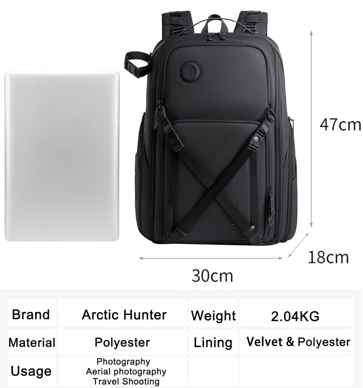حقيبة كاميرا Arctic Hunter موديل B00575