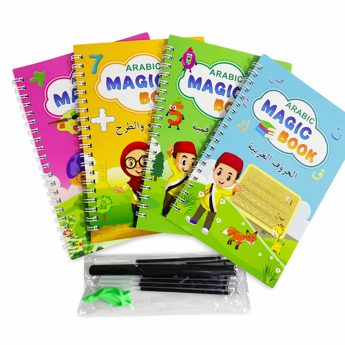 دفاتر Arabic Magic Book السحرية لتعليم العربية