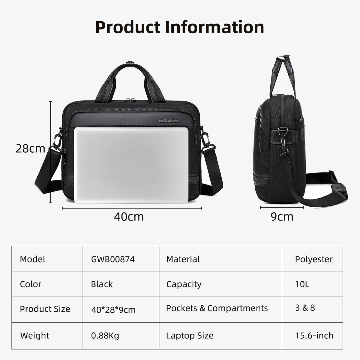 حقيبة لابتوب Arctic Hunter موديل GWB00874