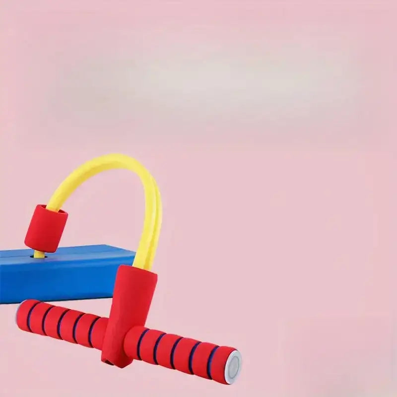 لعبة بوجو جامبر من الإسفنج للأطفال، عصي بوجو لتدريب الأطفال الصغار مع أصوات صرير، لعبة نطاطة للأولاد والبنات متوفرة بألون الازرق/الزهري - Sooqja سوقجة