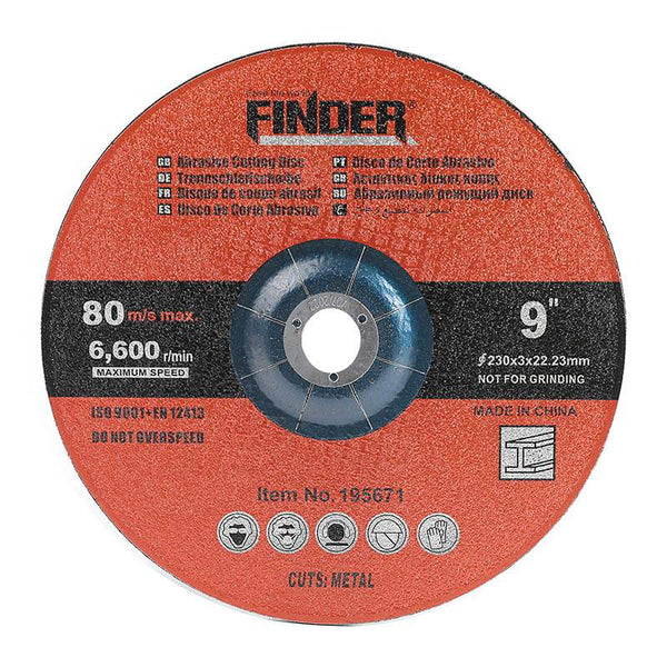 قرص قطع معدني من Finder – 9 إنش (230 ملم)