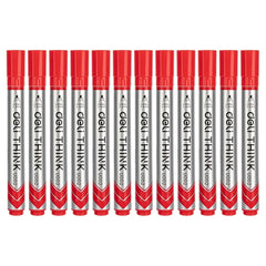 أقلام سبورة بيضاء Deli THINK Whiteboard marker) U002) , بألون الازرق والأحمر - Sooqja سوقجة