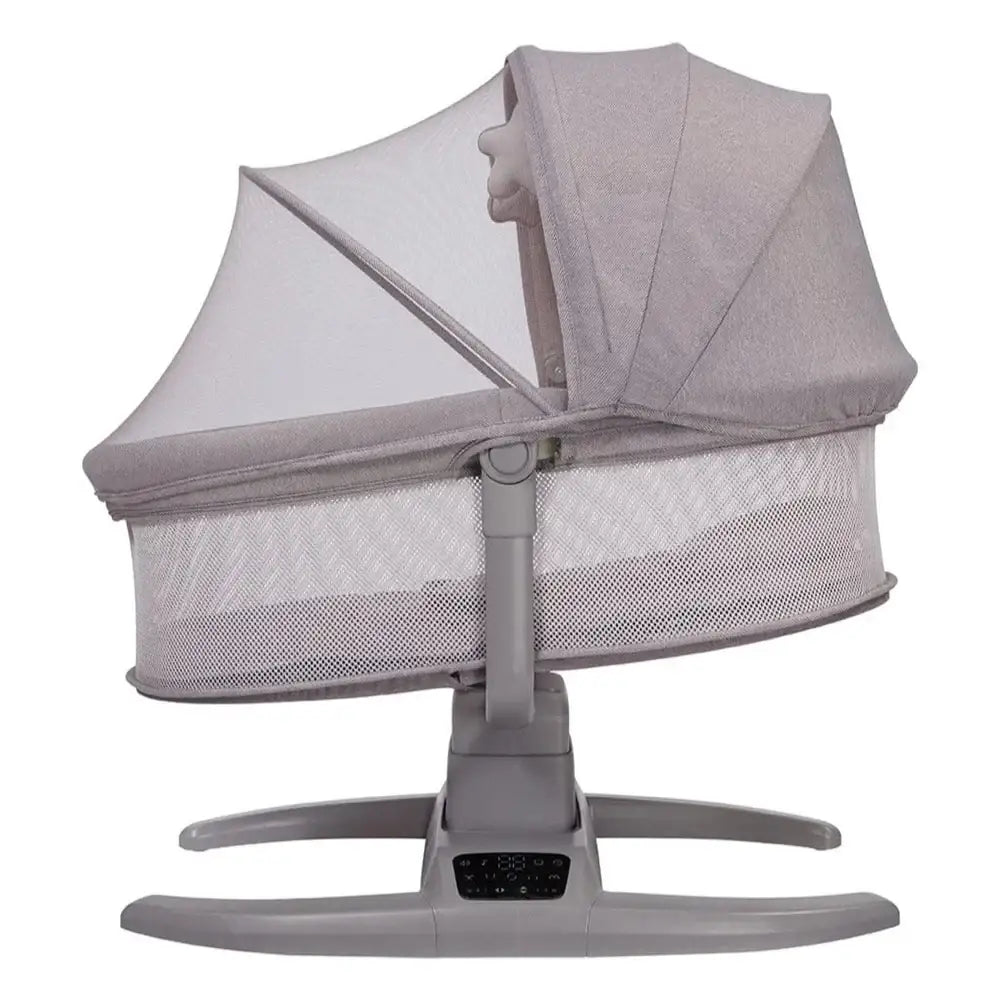 ماستيلا Mastela - مهد مواليد هزاز كهربائي مع موسيقى - رمادي - Sooqja سوقجة