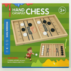طاولة الهوكي / لعبة الشطرنج بالمقلاع اليدوي (Hand Catapult Chess) - Sooqja سوقجة