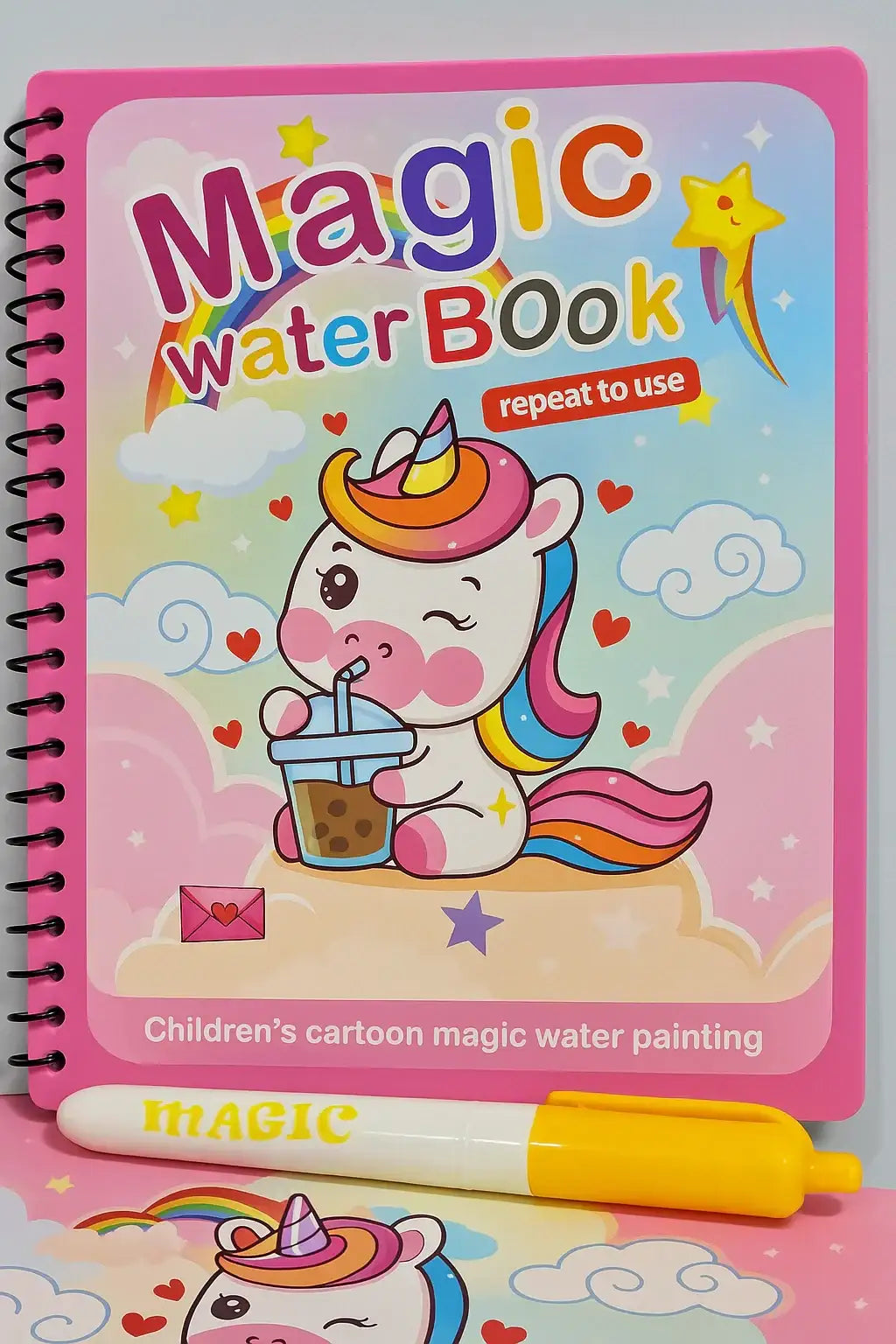 مجموعة أدوات رسم وفن بأقلام مائية قابلة لإعادة الاستخدام - Sooqja سوقجة